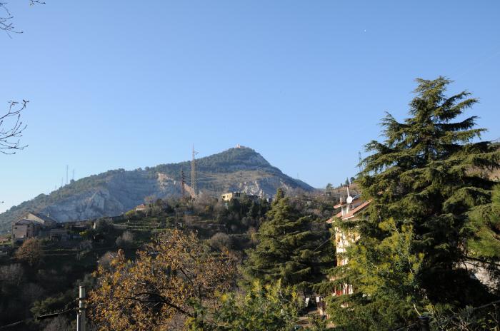 In vista del Santuario del Gazzo