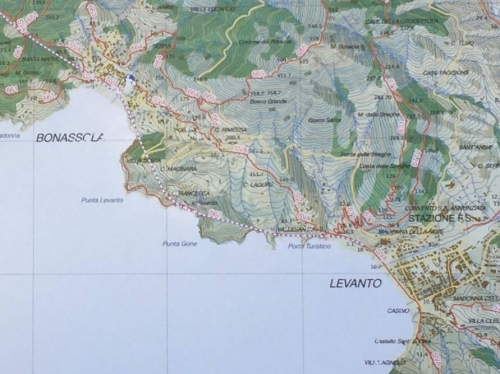 I sentieri e la ciclopedonale tra Levanto e Bonassola