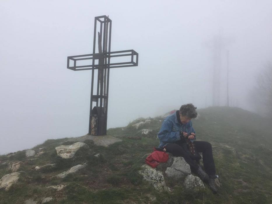 La croce in cima al Monte Grande