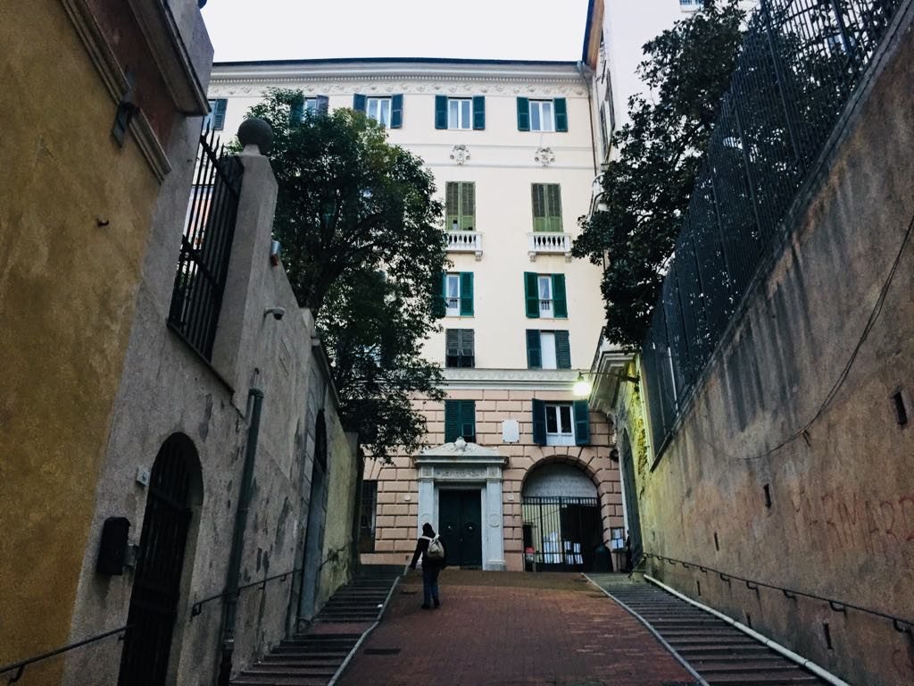Palazzo Montanaro a Genova, in Salita San Francesco.